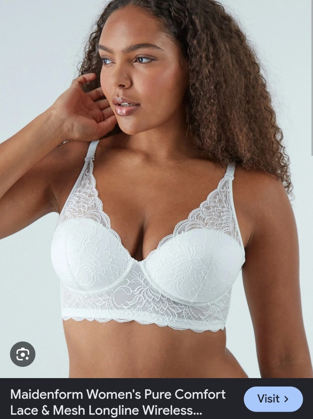 Maidenform Longline wireless bra 36D